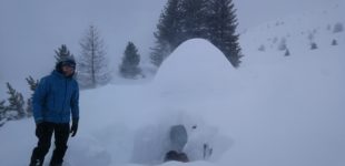 Bien au chaud dans la neige