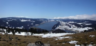 Vallée de Joux depuis la Dent de Vaulion